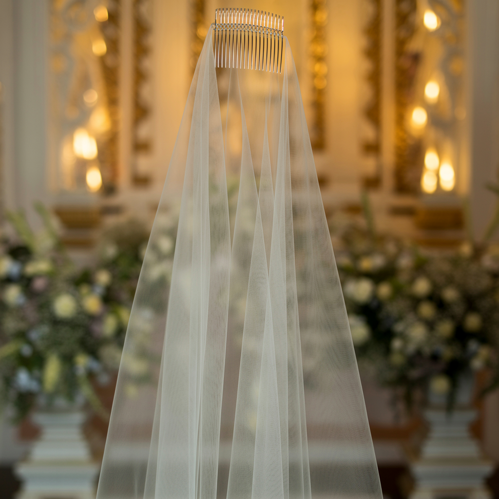 Cathedral Bridal Veil – 3 m Single-Layer