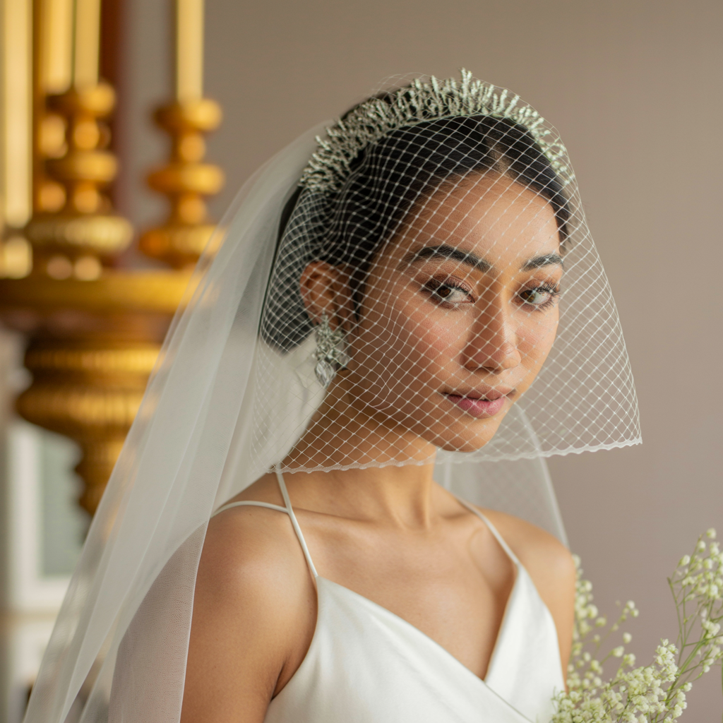 Cathedral Bridal Veil – 3 m Single-Layer