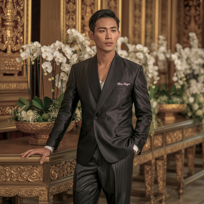 Groom’s 2-Piece Suit – Black Slim Fit