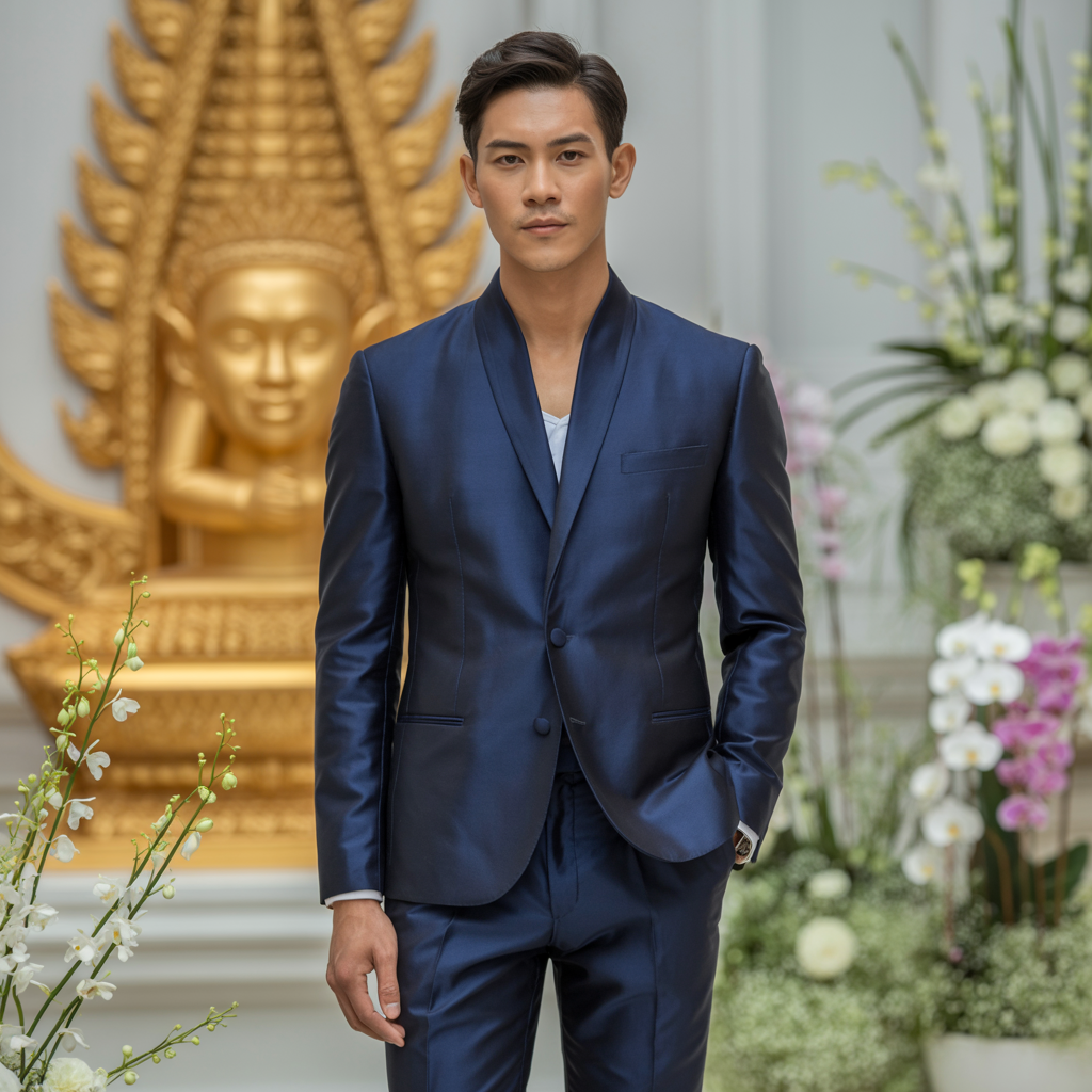 Groom’s 2-Piece Suit – Black Slim Fit